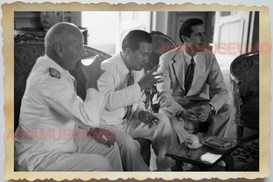 40s General Army Bao Dai Emperor Navy France USA Vietnam War Vintage Photo #666