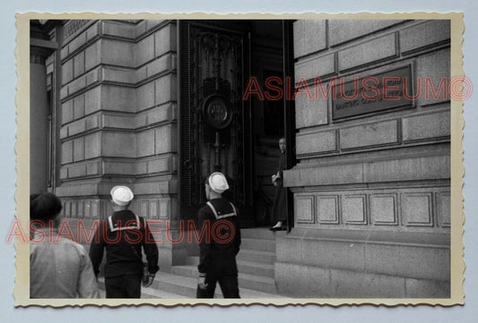 40s HONG KONG AND SHANGHAI BANK SAILOR Vintage China Shanghai Photo 219 中国上海老照片