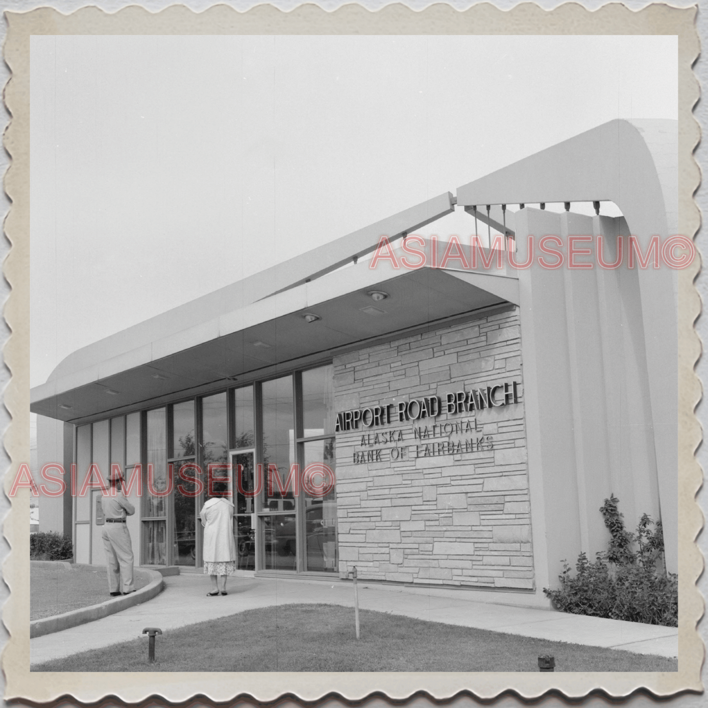 50s FAIRBANKS NORTH STAR BOROUGH ALASKA BANK SECURITY VINTAGE USA Photo 10045