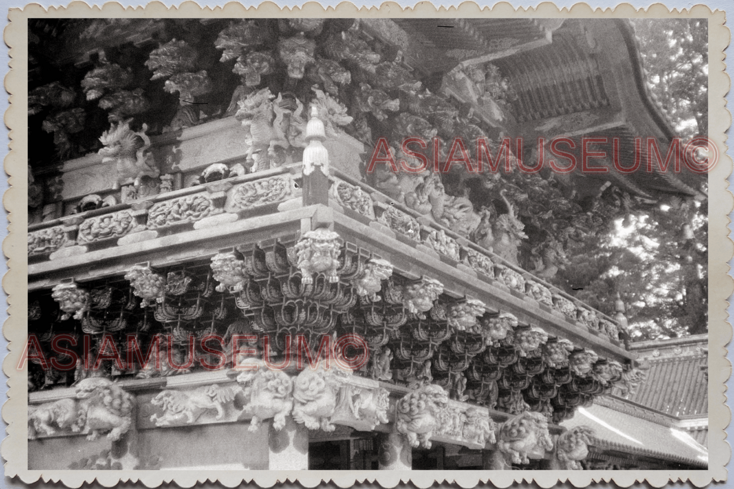 50s JAPAN TOKYO Yomei Mon Gate Toshogu Mausoleum Nikko Vintage Old Photo 25070