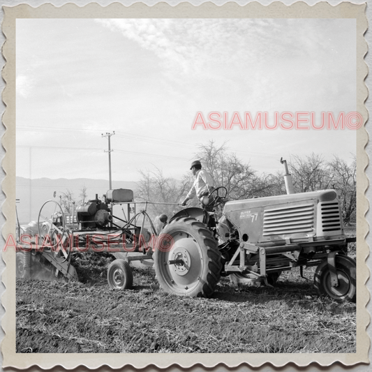 50s MONTEREY SALINAS CALIFORNIA POTATO FIELDS TRACTOR VINTAGE USA Photo 12370