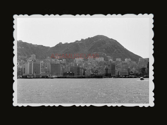 1940s BRITISH COLONY THE PEAK VICTORIA HARBOR SHIP Old Hong Kong Photo 香港老照片 925